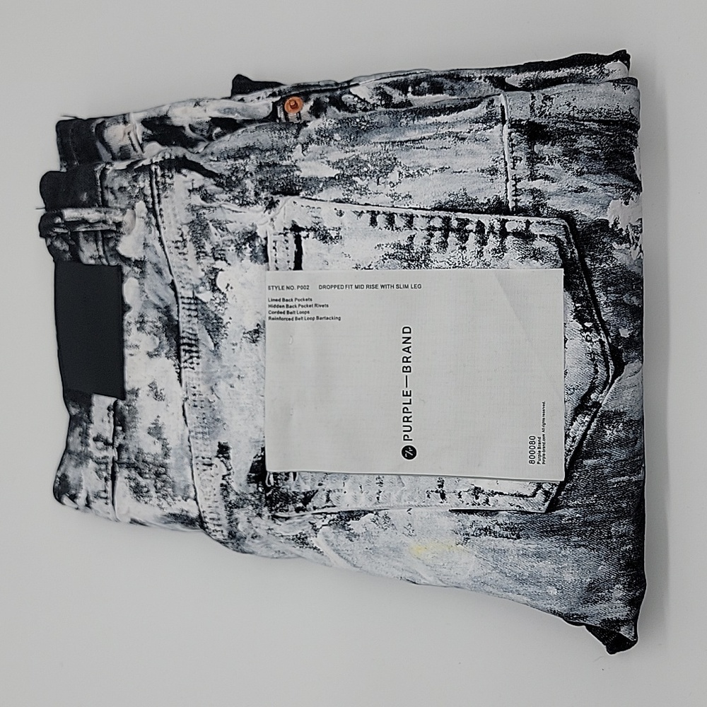 Purple Jeans Size 34 Style P002